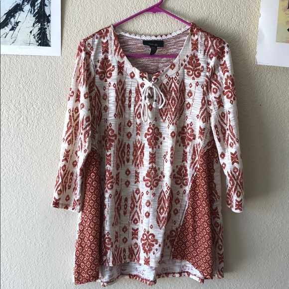 Style & Co. Tops - Style & co PL 3/4 sleeve shirt